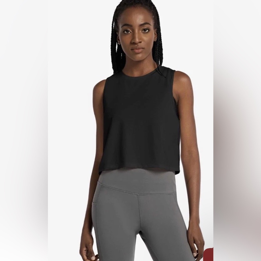 baleaf Sleeveless Crop Running Top Tank Size XL